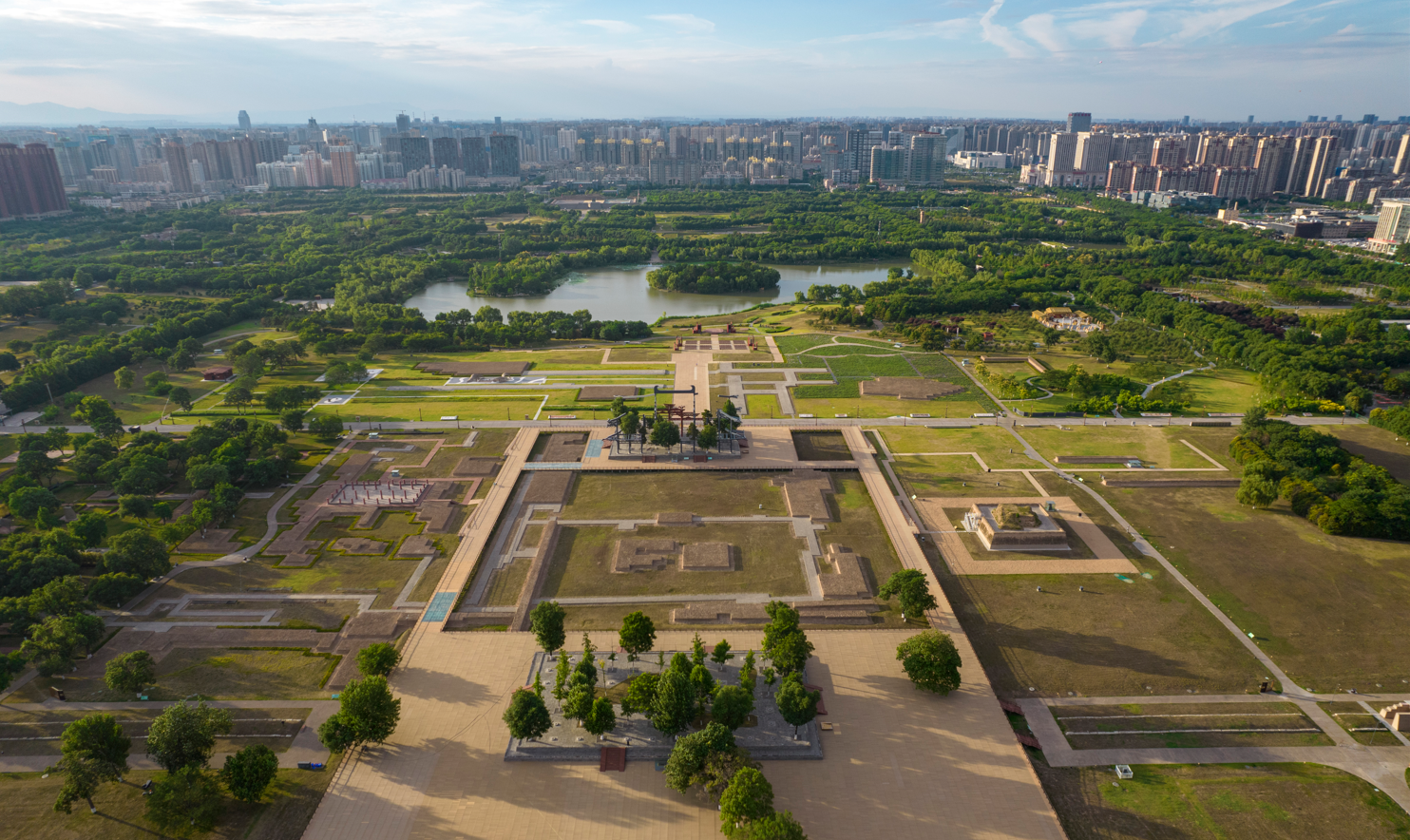 大明宫全景图图片