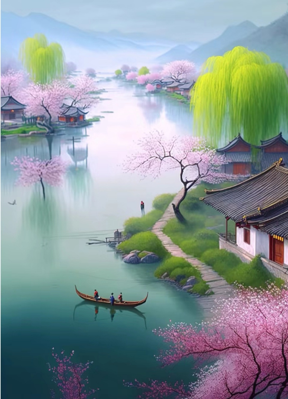 虚拟与现实碰撞,ai与春日相遇,用ai绘画出不一样的