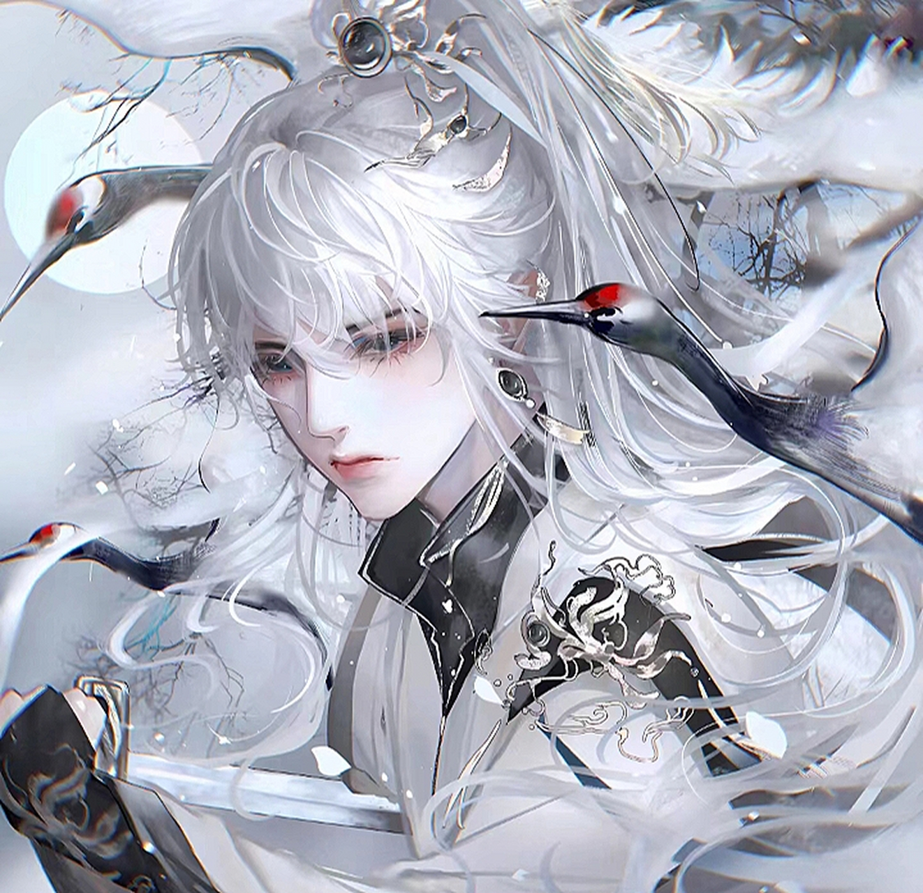 古风男生头像 最近在忙 00#头像# #魅世海棠# #corrupt乄雨霖铃