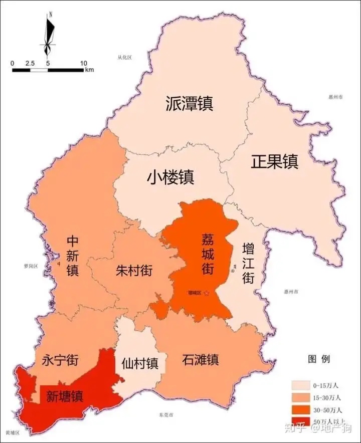 增城区地图荔城图片