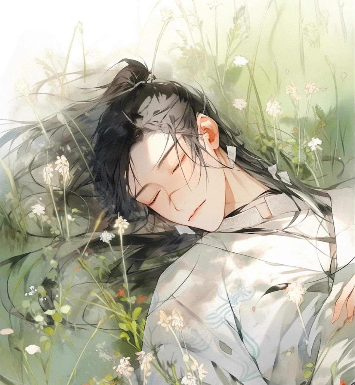 古风睡美人,主打的就是一个氛围感