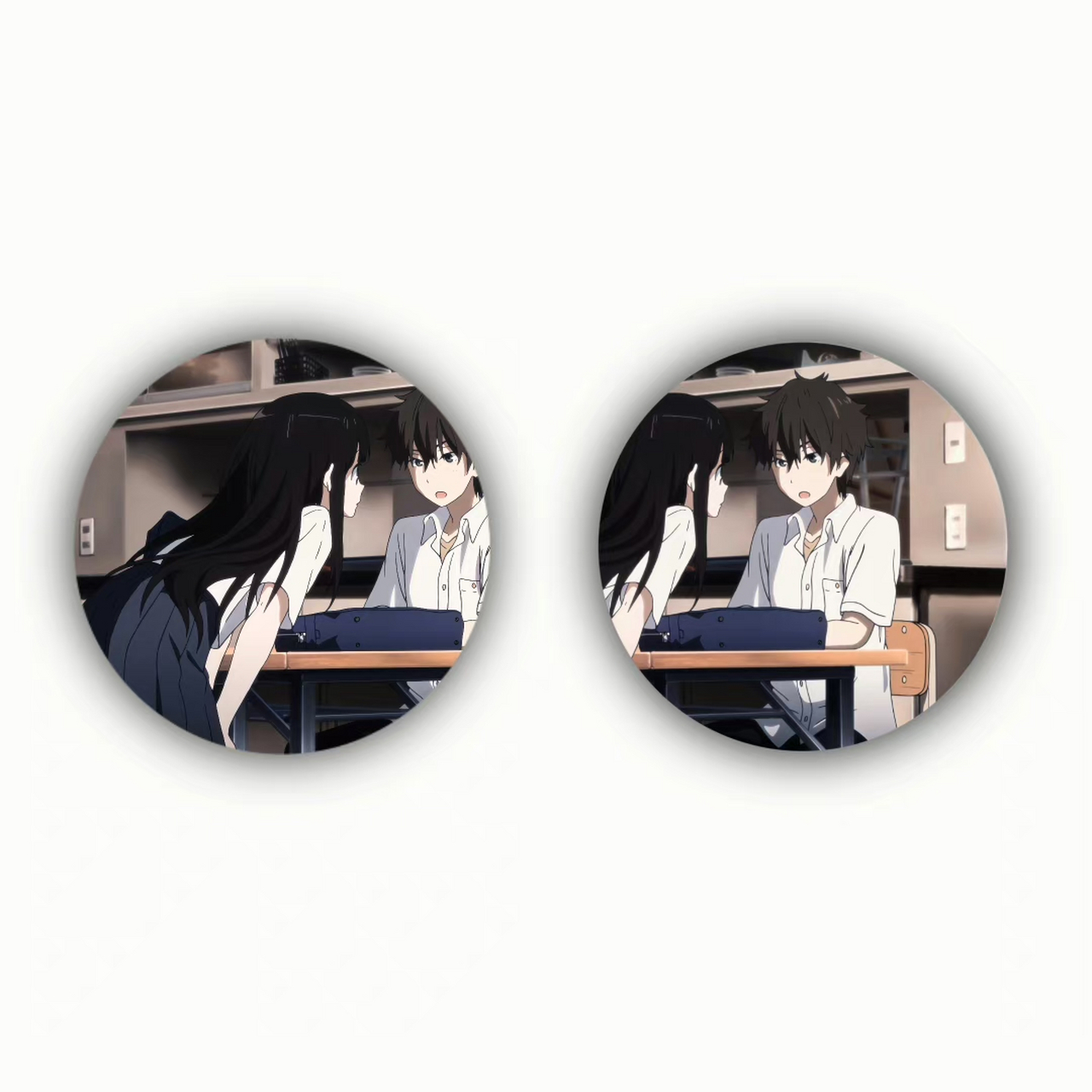 情头|折木奉太郎×千反田 #动漫头像# #情头