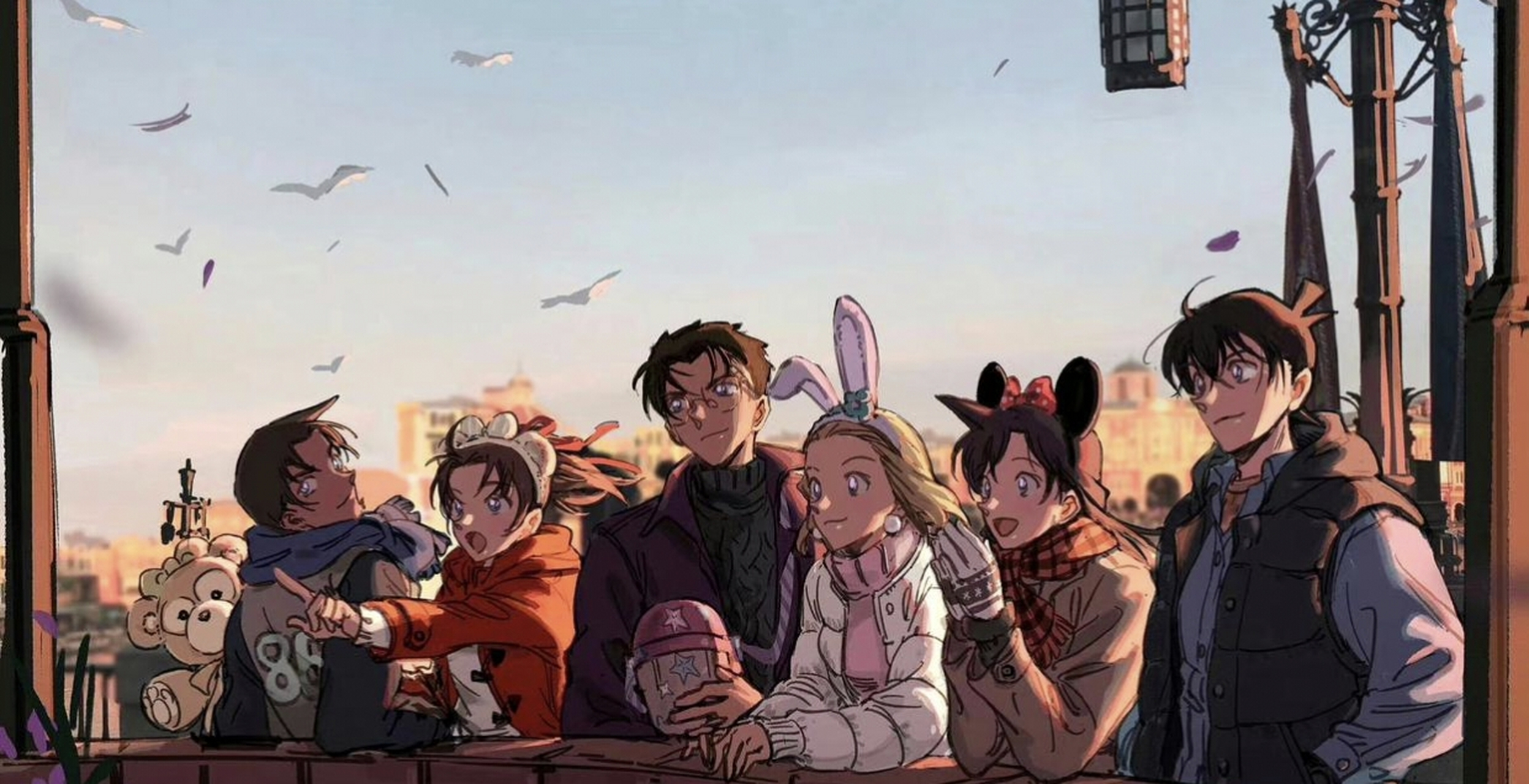 名侦探柯南,很温馨的一幕