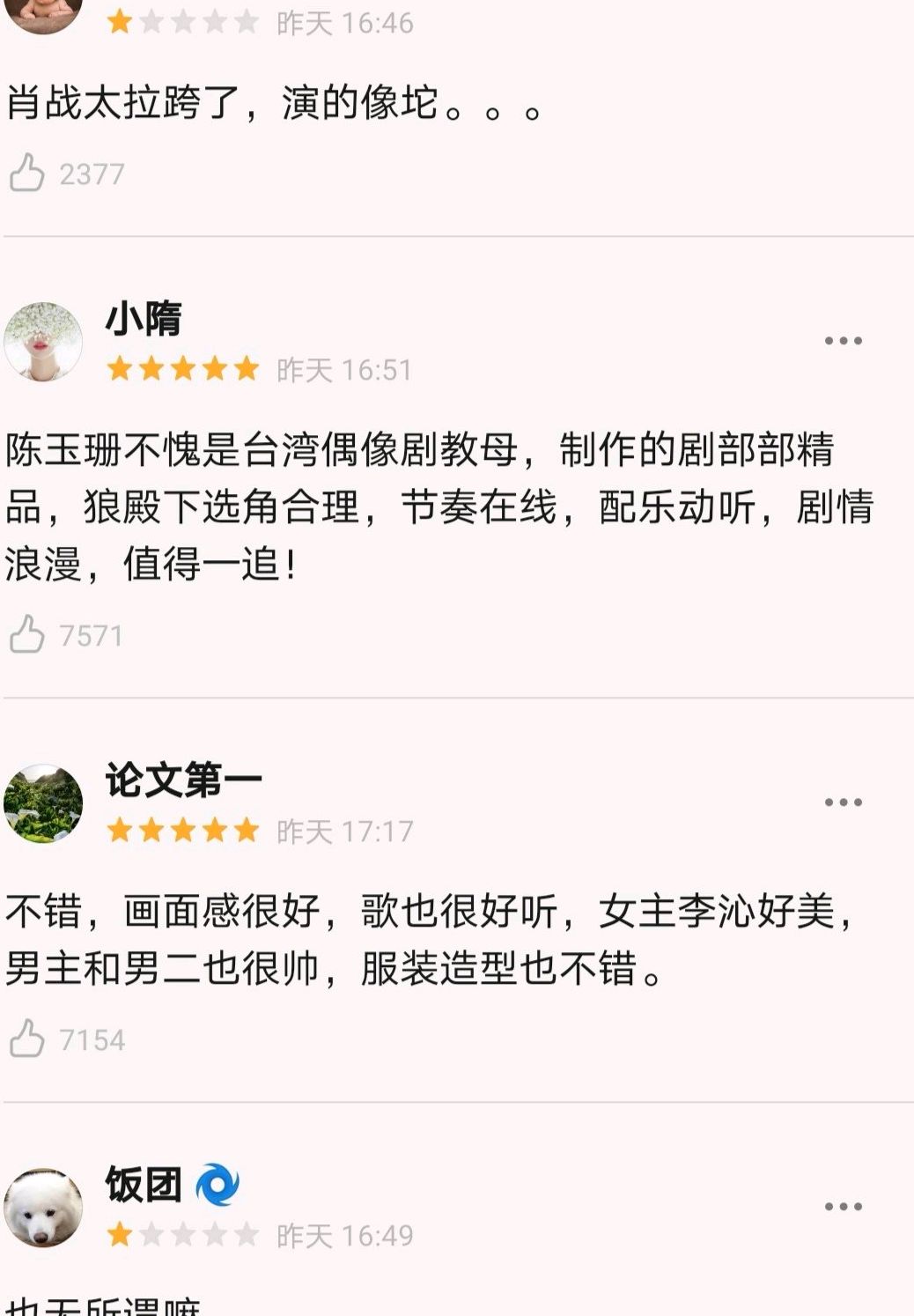 《狼殿下》的豆瓣评分惊现两极化!