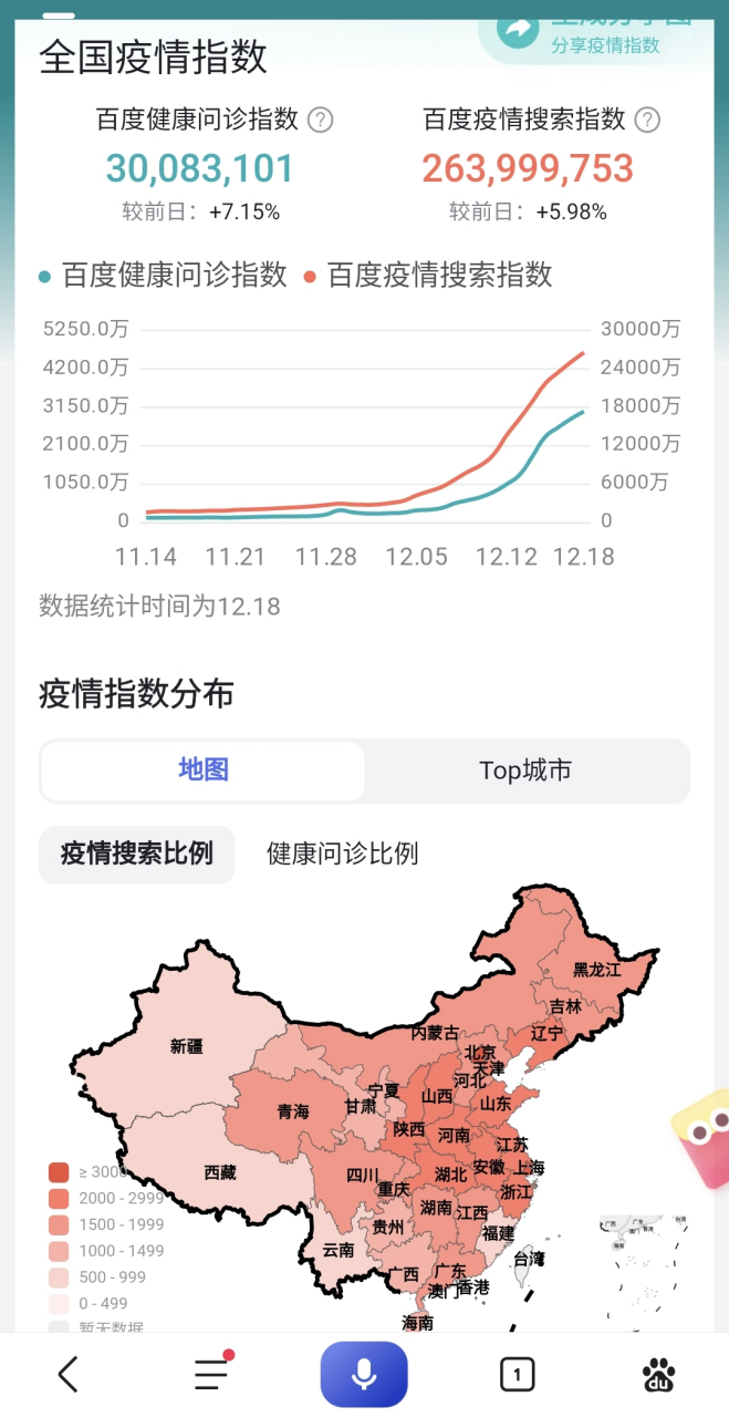 百度疫情分布图图片