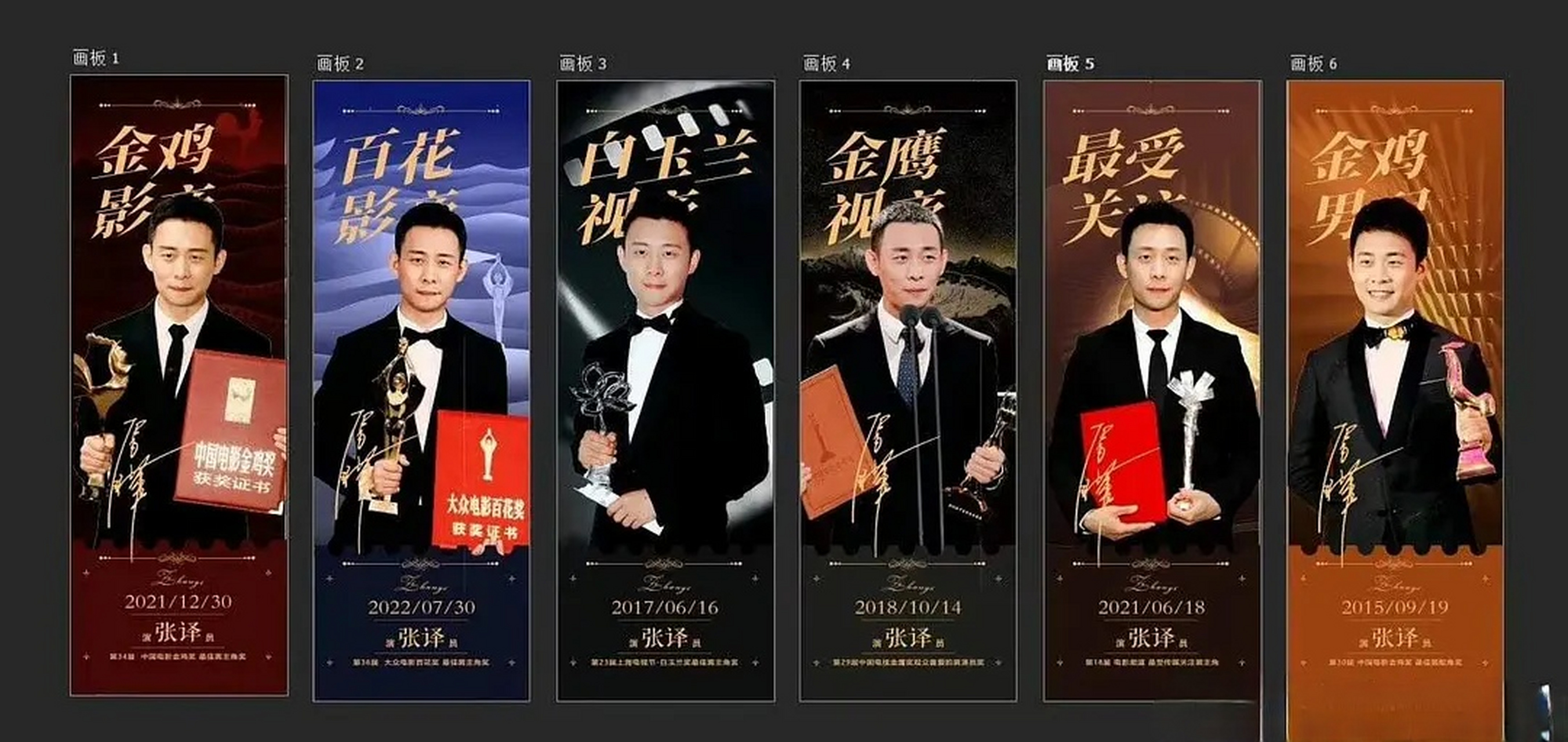 华表奖颁奖典礼# 张译再次获奖,内地六大影视奖项只差飞天奖了    5