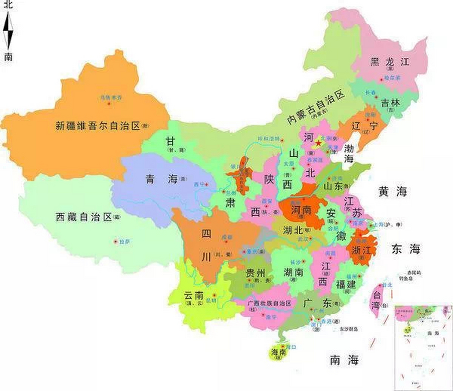 巧计中国地图!