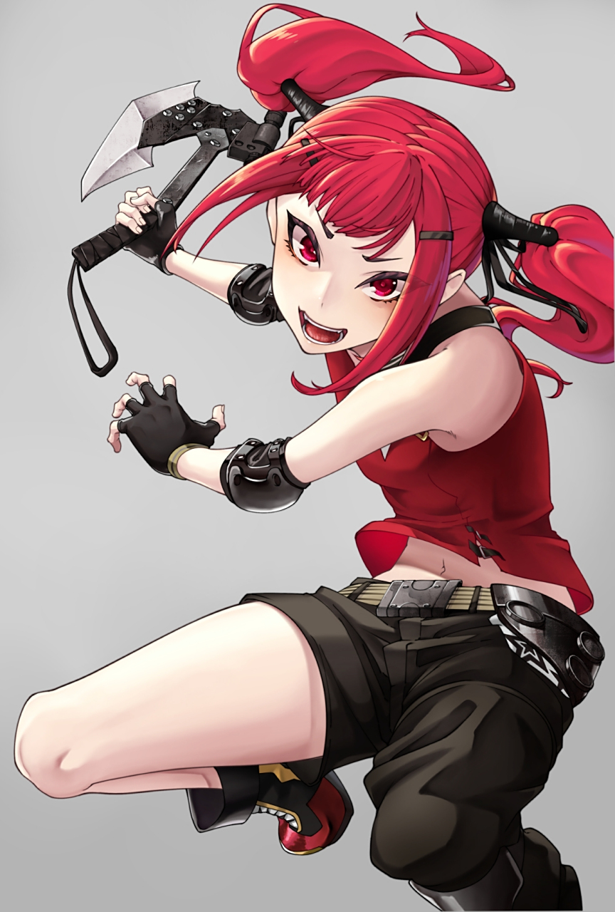 你可接得住我这一斧?——cz75(少女前线)#二次元#  画师:倉火