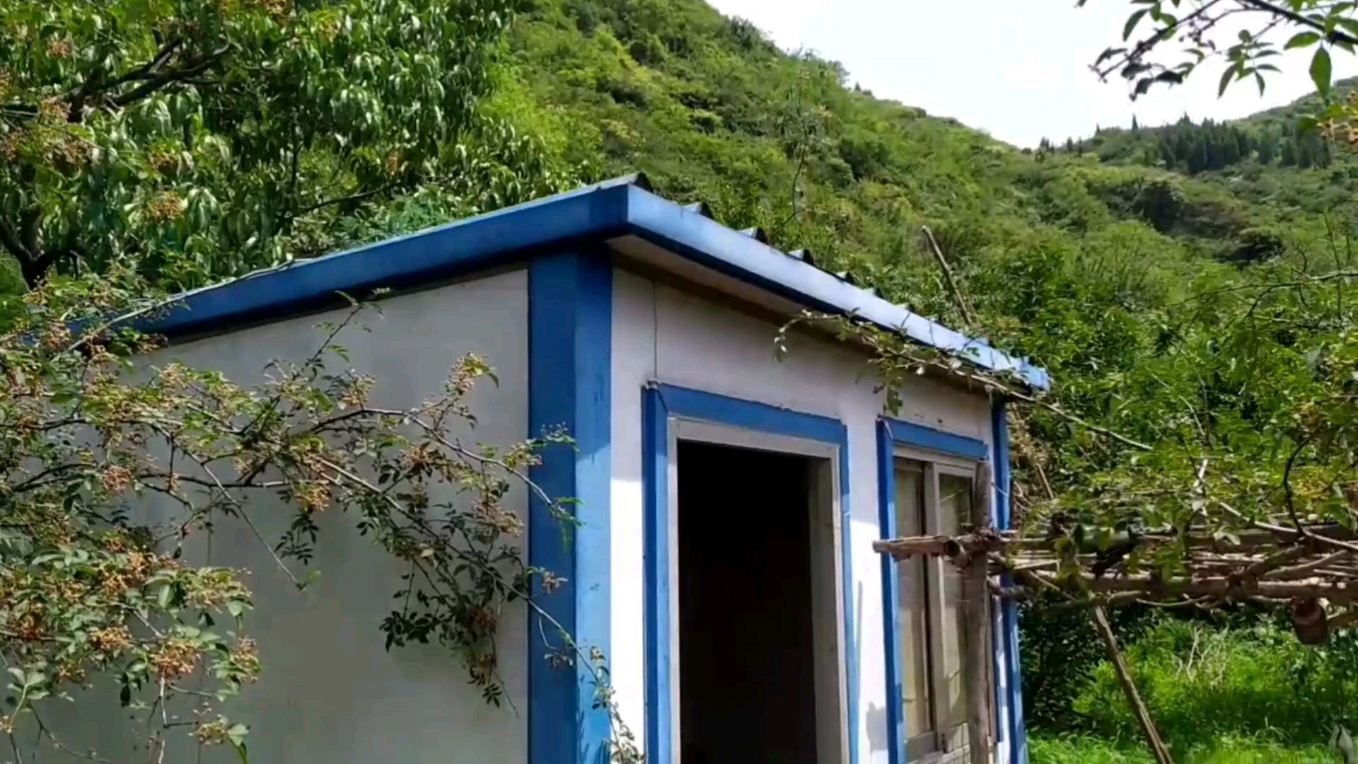 [图]在山上的小屋里,双双的母亲讲述小屋的作用