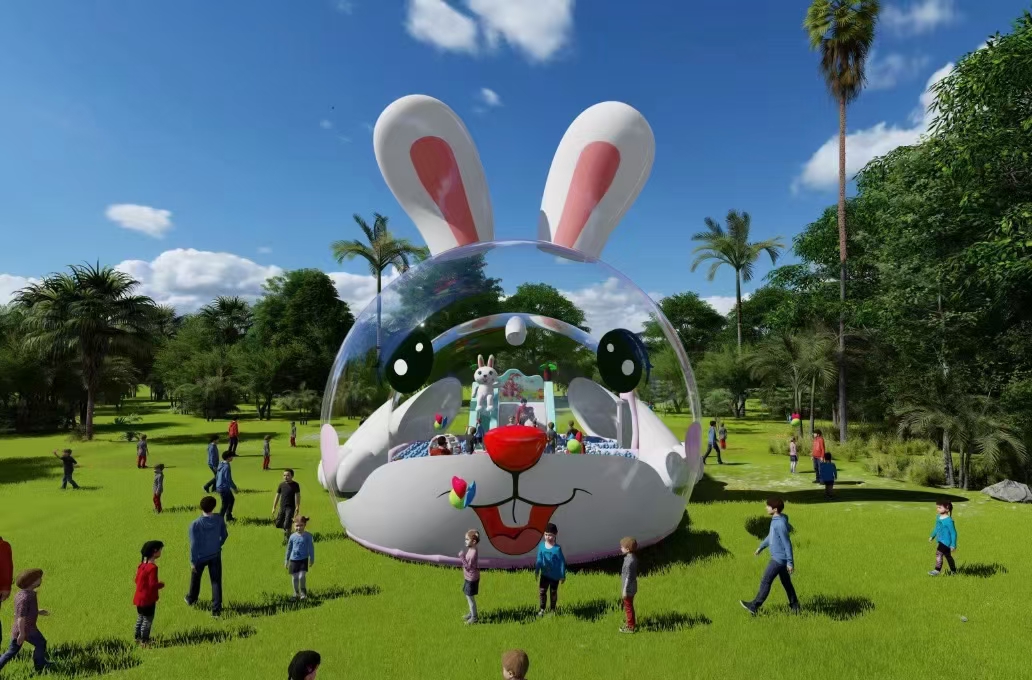 充气水晶兔水晶兔乐园