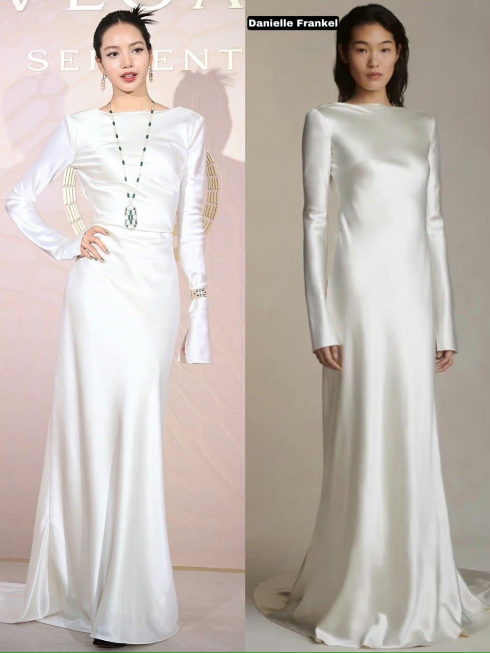 lisa230628活动造型 676767,白色连衣裙礼服真的太美了[心][心]