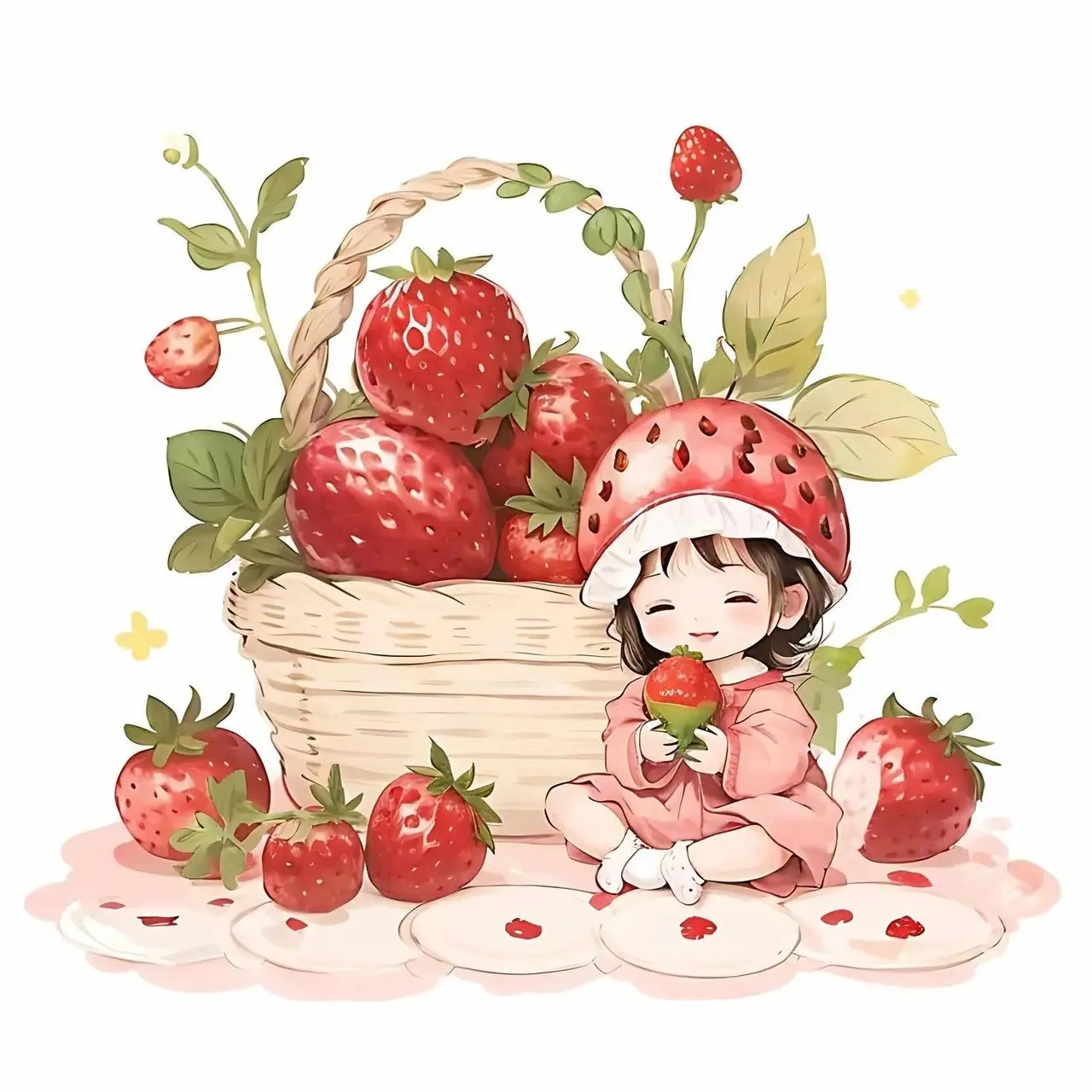 小可爱头像分享,好开心好幸福的感觉