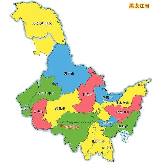 東北地區行政區劃調整設想:哈爾濱直轄,黑龍江,吉林合併