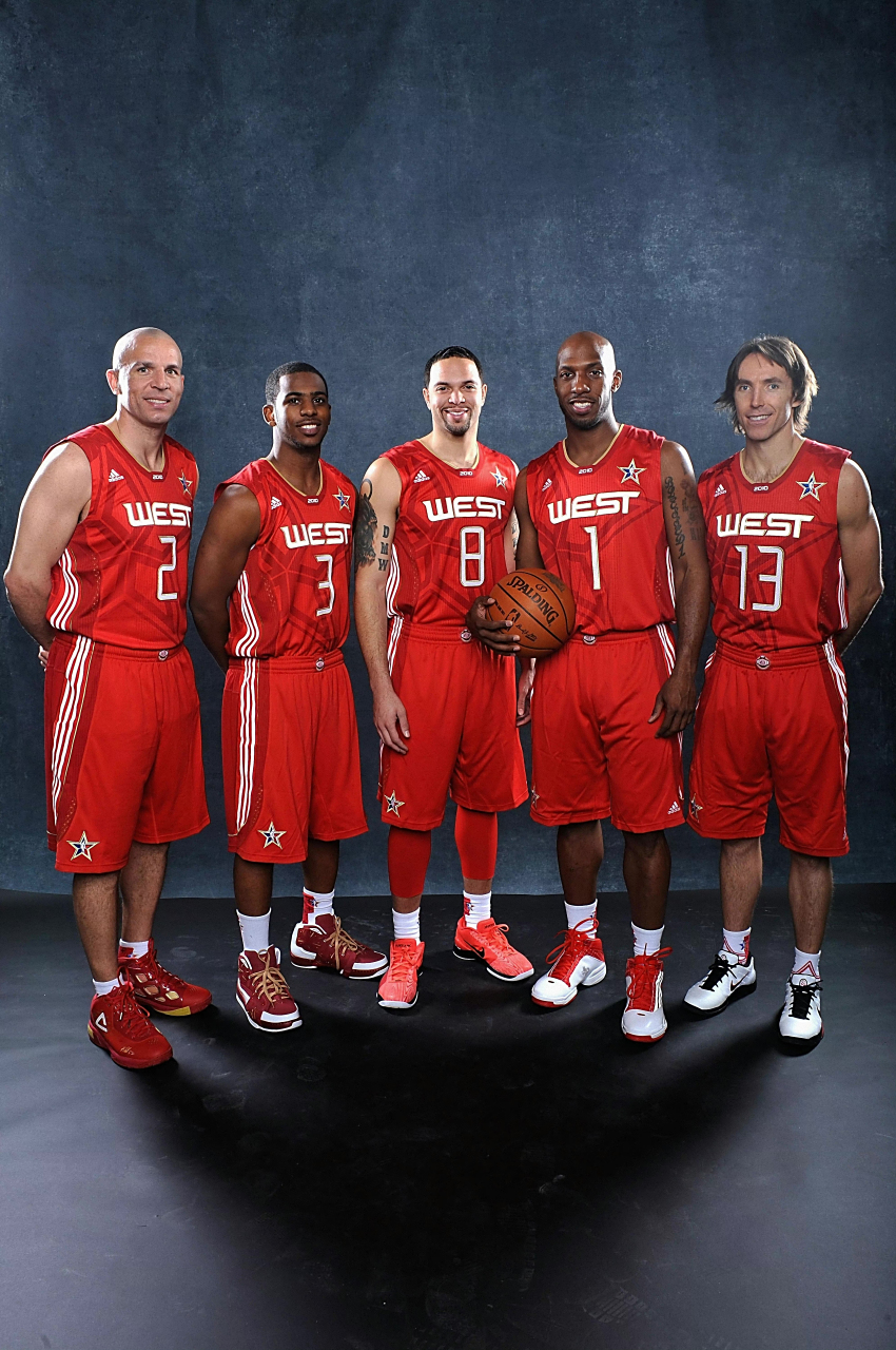 回忆:西部全明星的后卫 基德 保罗 德隆 比卢普斯 纳什