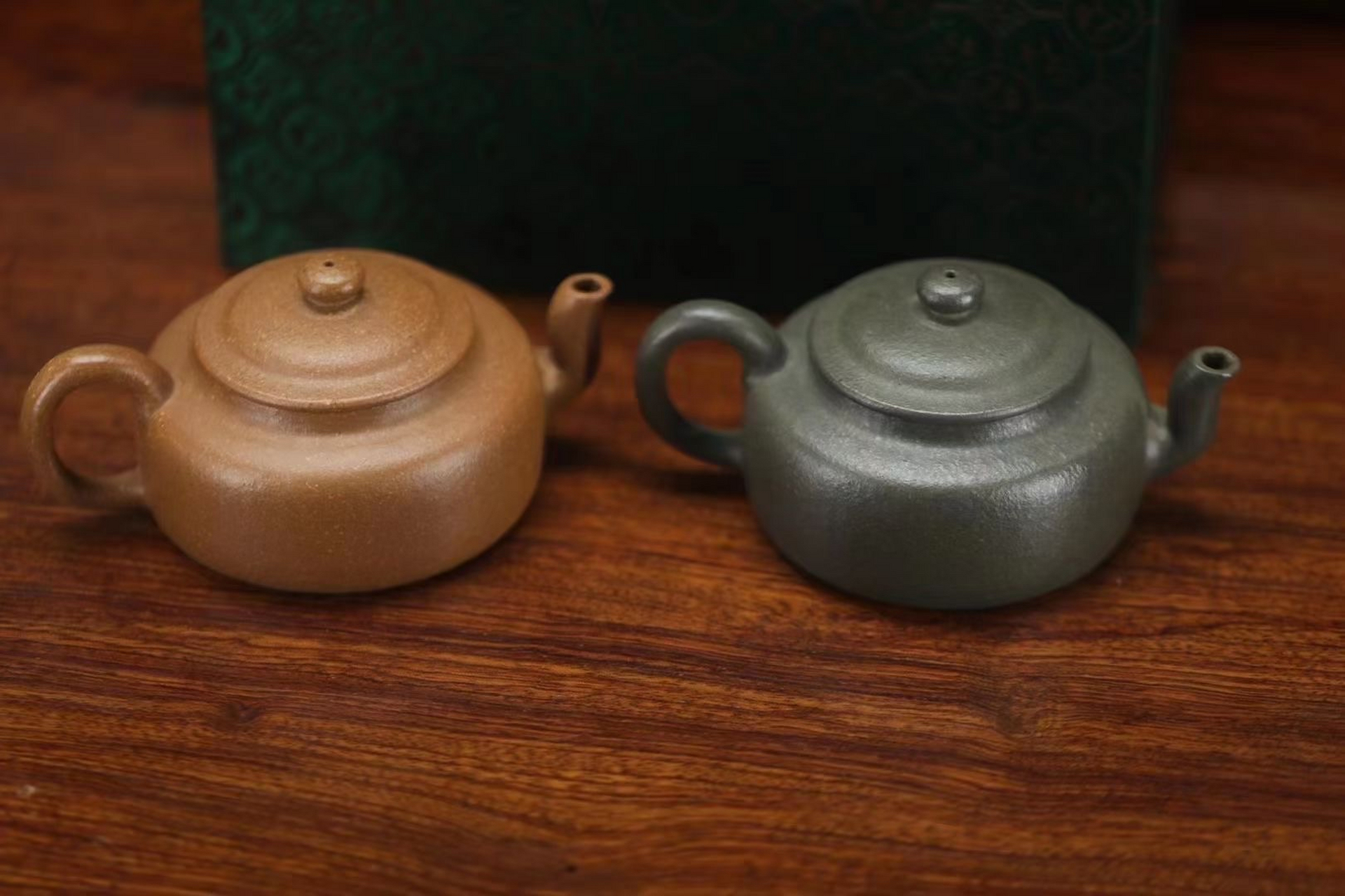 【旭茂壶】 手工石磨黄降坡泥料#紫砂壶# #全手工