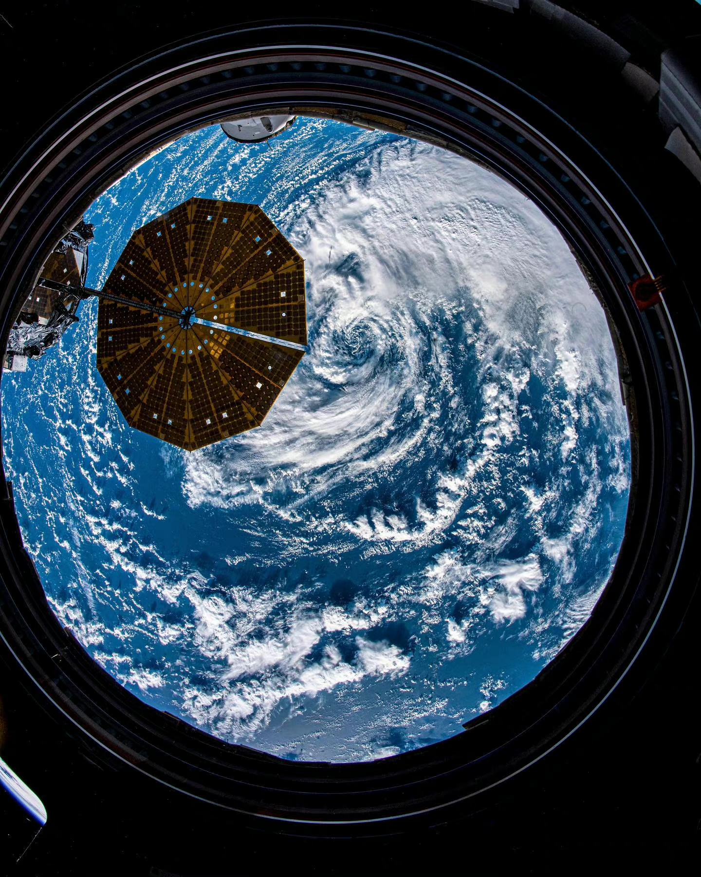 国际空间站拍摄的美丽地球海洋.太空星愿