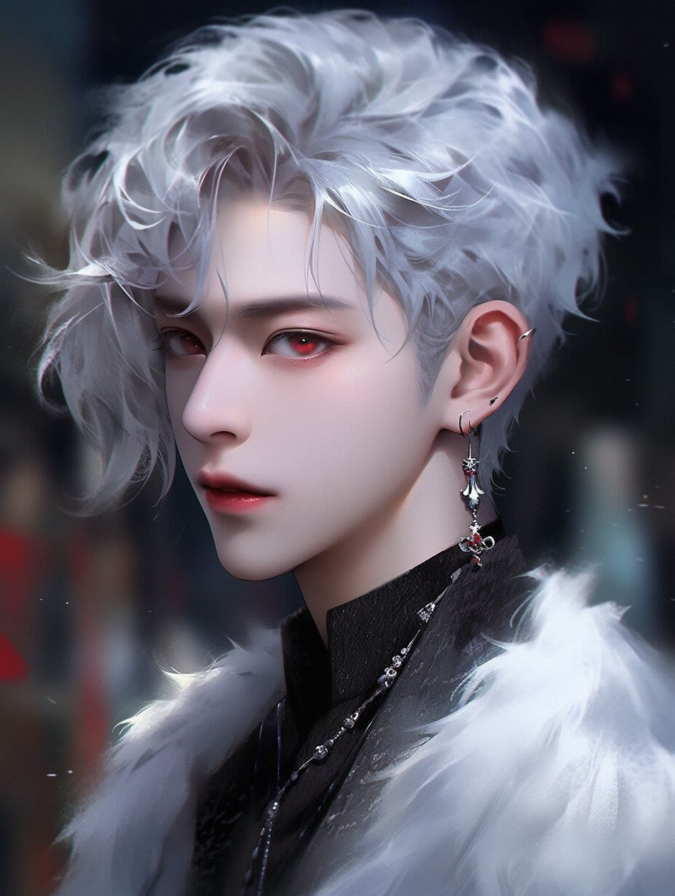 银发男生头像:这种风格的有人喜欢吗?