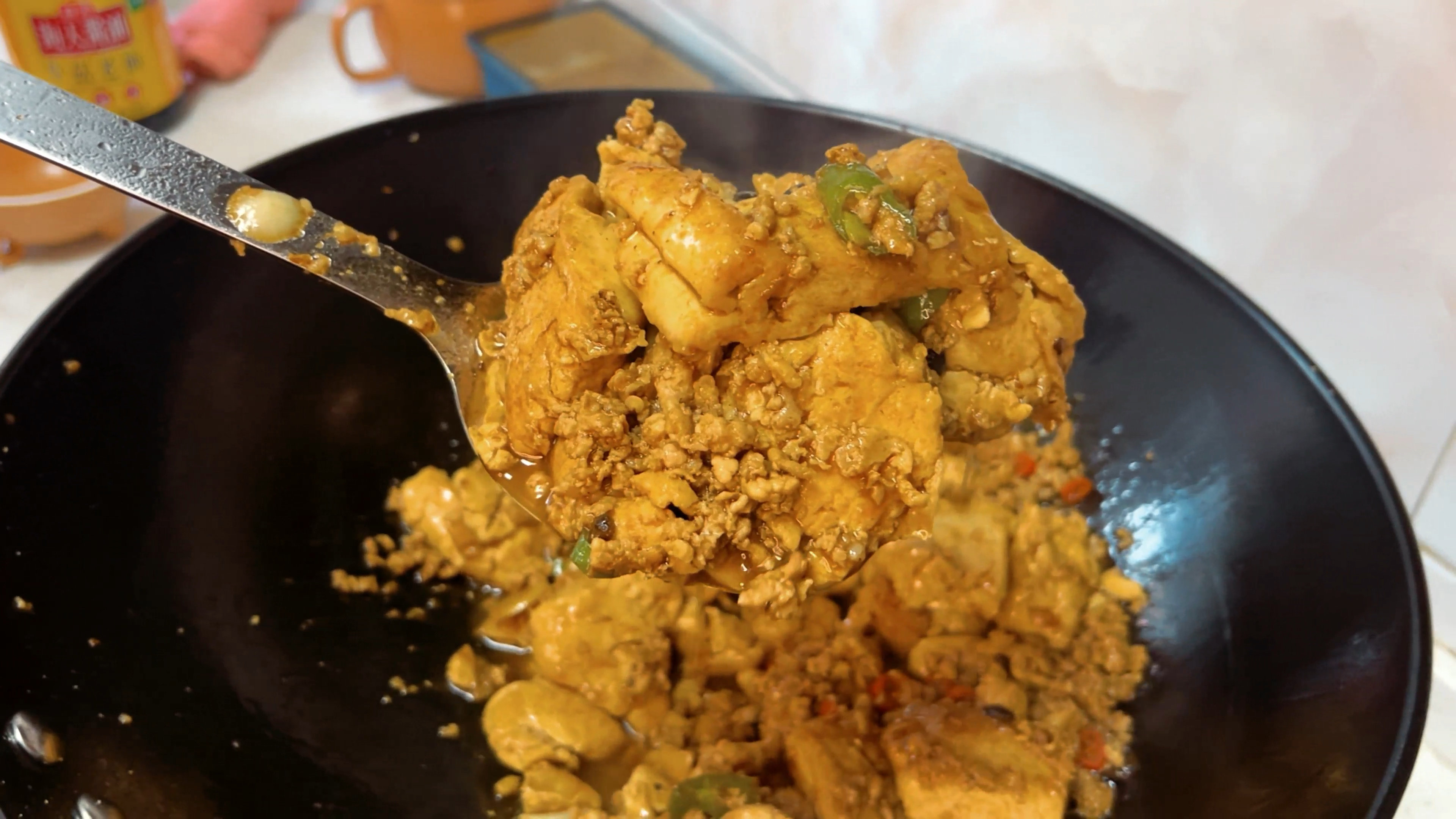 (肉末豆腐)家常做法