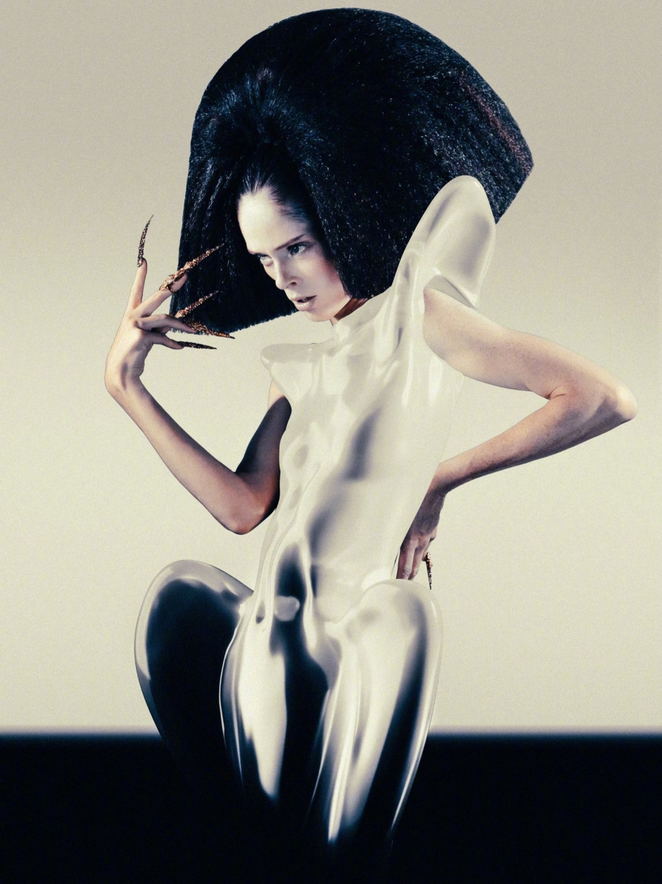 paper magazine "avant-garde digital fashion" 时装主题,超模coco