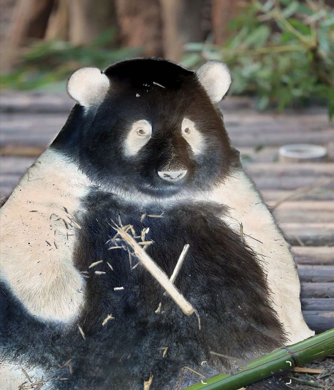 当大熊猫的配色反过来时#趣图搞笑