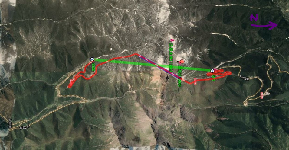 g227青海西寧至甘肅張掖公路青海達坂山凍土隧道與路面積雪結冰