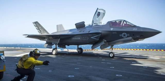 日本邁出擁航的第一步,f35將登上出雲號,測飛行甲板是否耐用