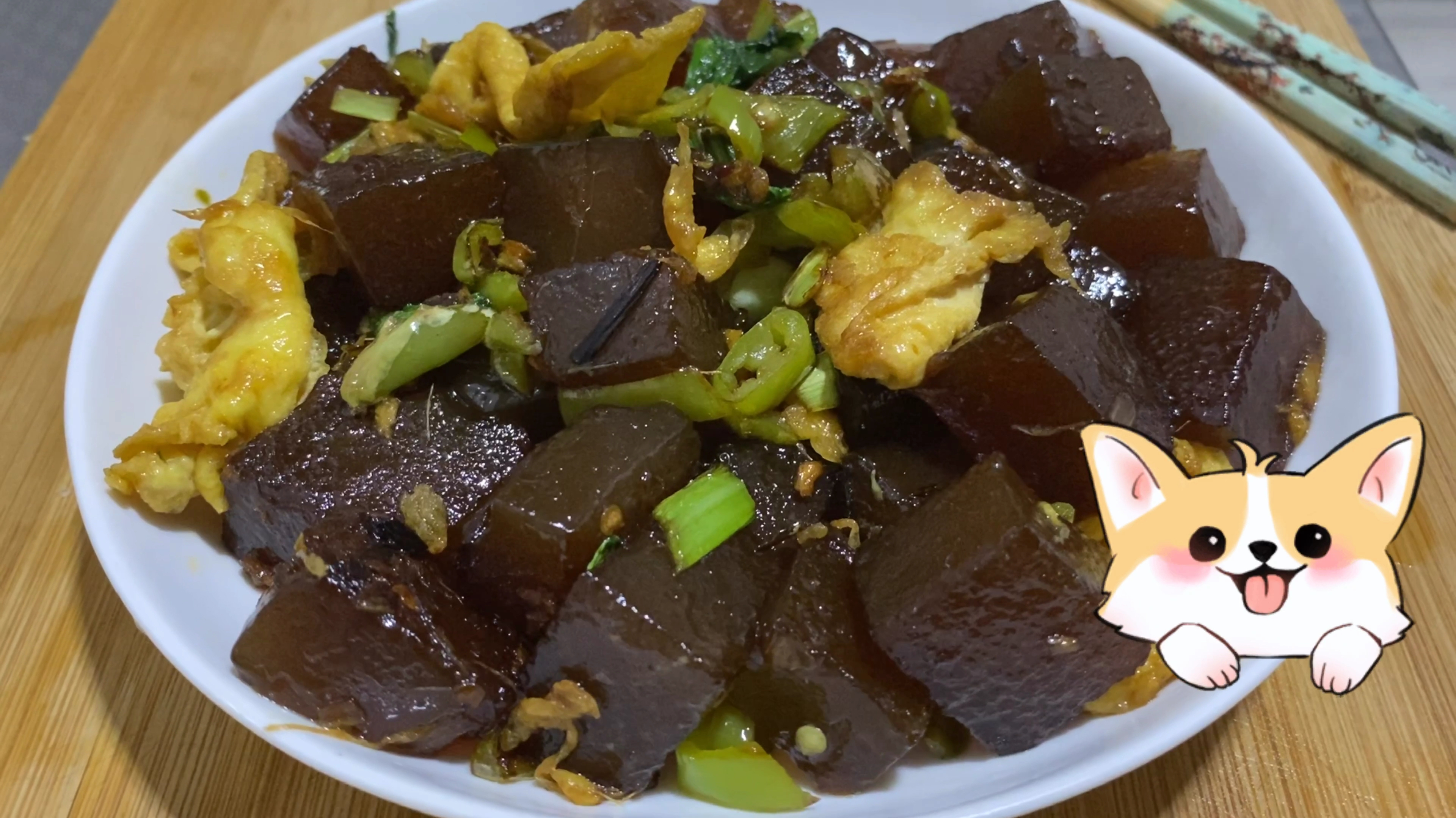 弹滑软糯炒凉粉10分钟就能搞定