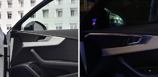 武汉奥迪a5车型原厂氛围灯