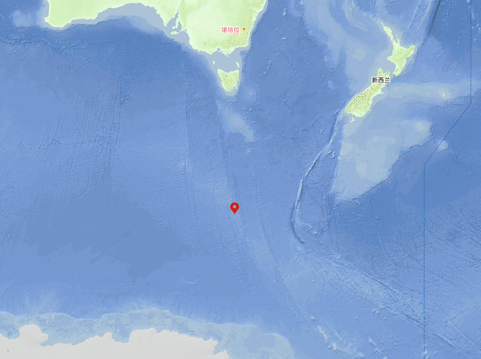 麦夸里岛地区发生5.6级地震