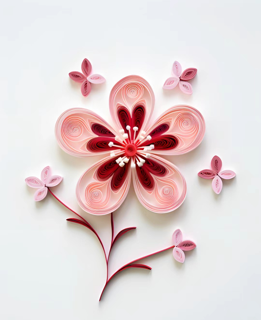 衍纸艺术之小花花#本地美食推荐官