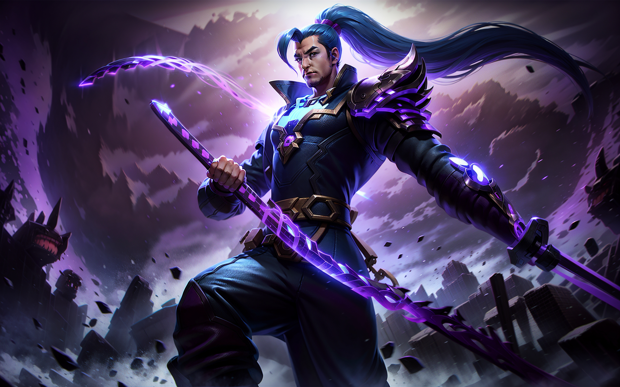 「ai绘画」英雄联盟-疾风剑豪