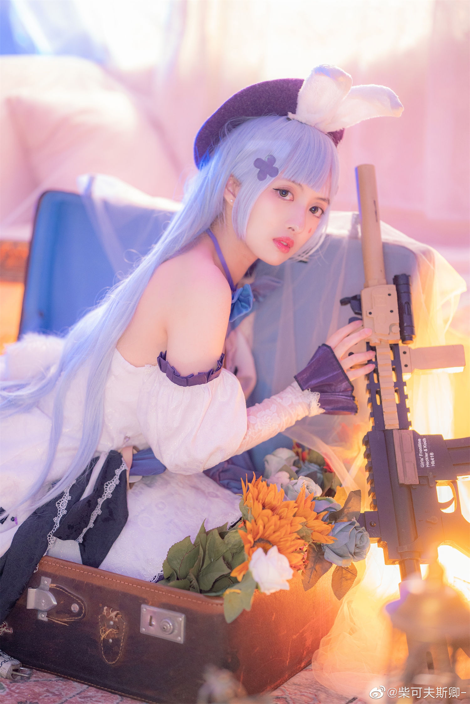 柴可夫斯卿少女前线巧克力篇 ，一位来自微博的天才coser。