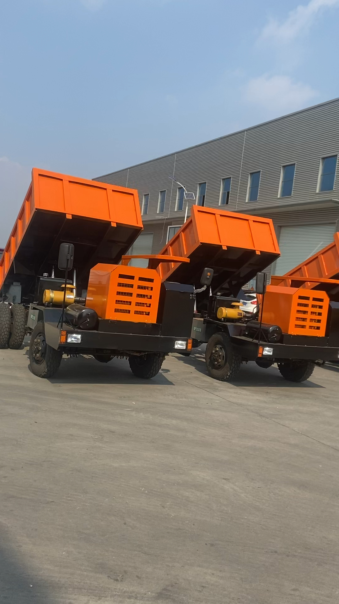 矿山四驱运输自卸车拉石沙土等货箱支持定制拉货有劲不打滑卸货方便省