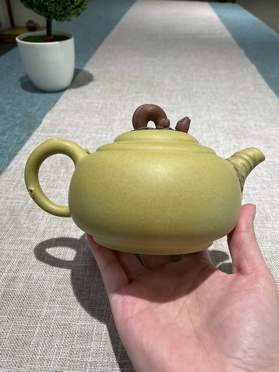 江苏省工艺美术大师 桑黎兵老师作品#宜兴紫砂壶# #全手工