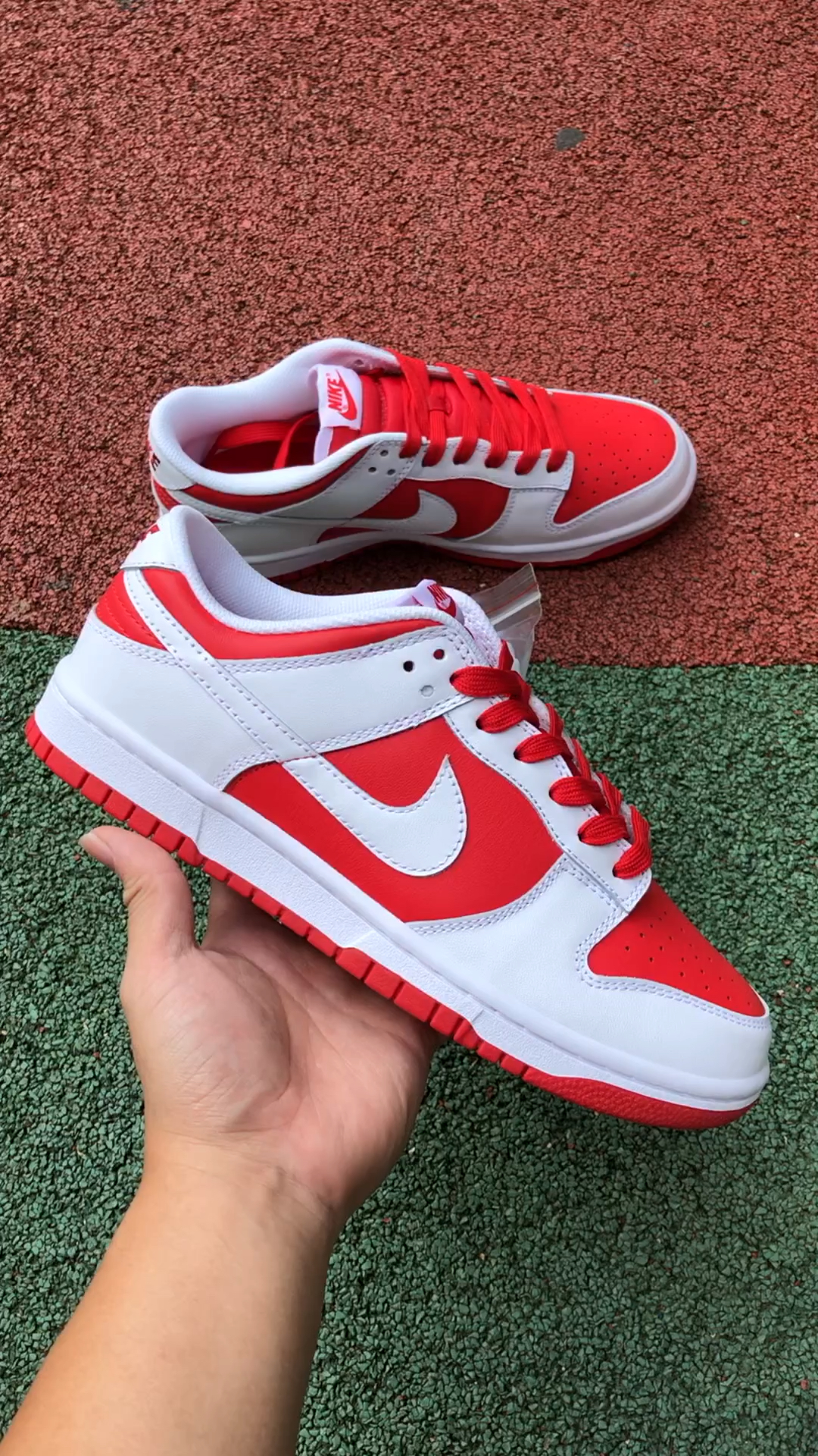 dunk大学红板鞋运动鞋细节鉴赏