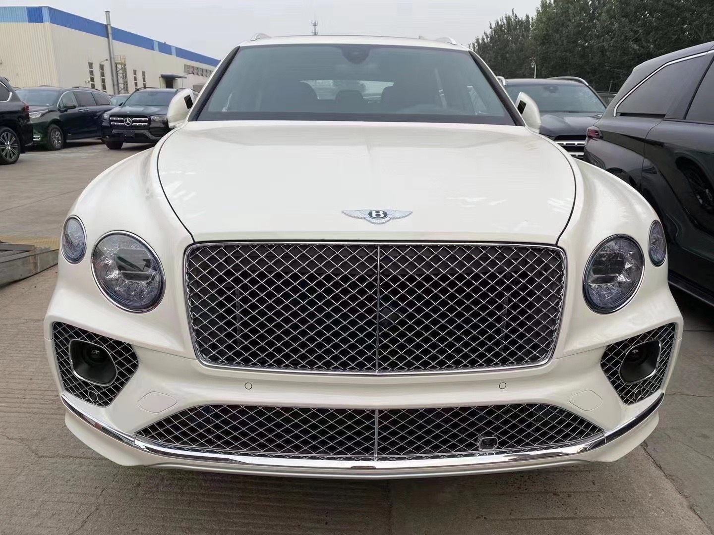 byd 大哥大 宾利添越v8 首发限量版 到港拆箱