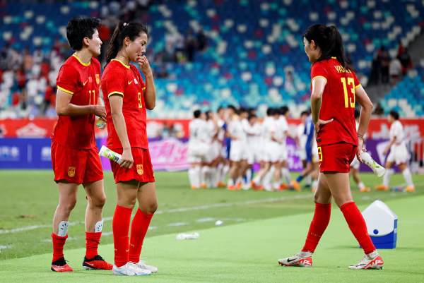 奥运会预选赛中国女足1:2不敌朝鲜女足