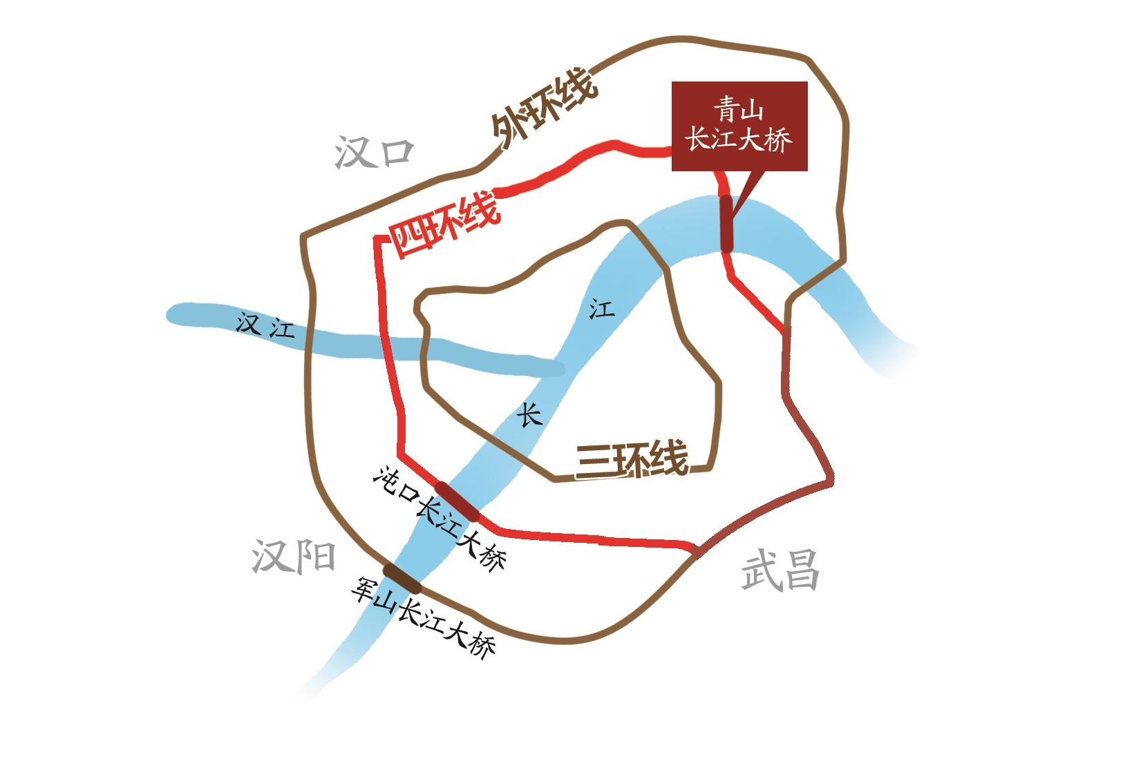 四环线路图图片