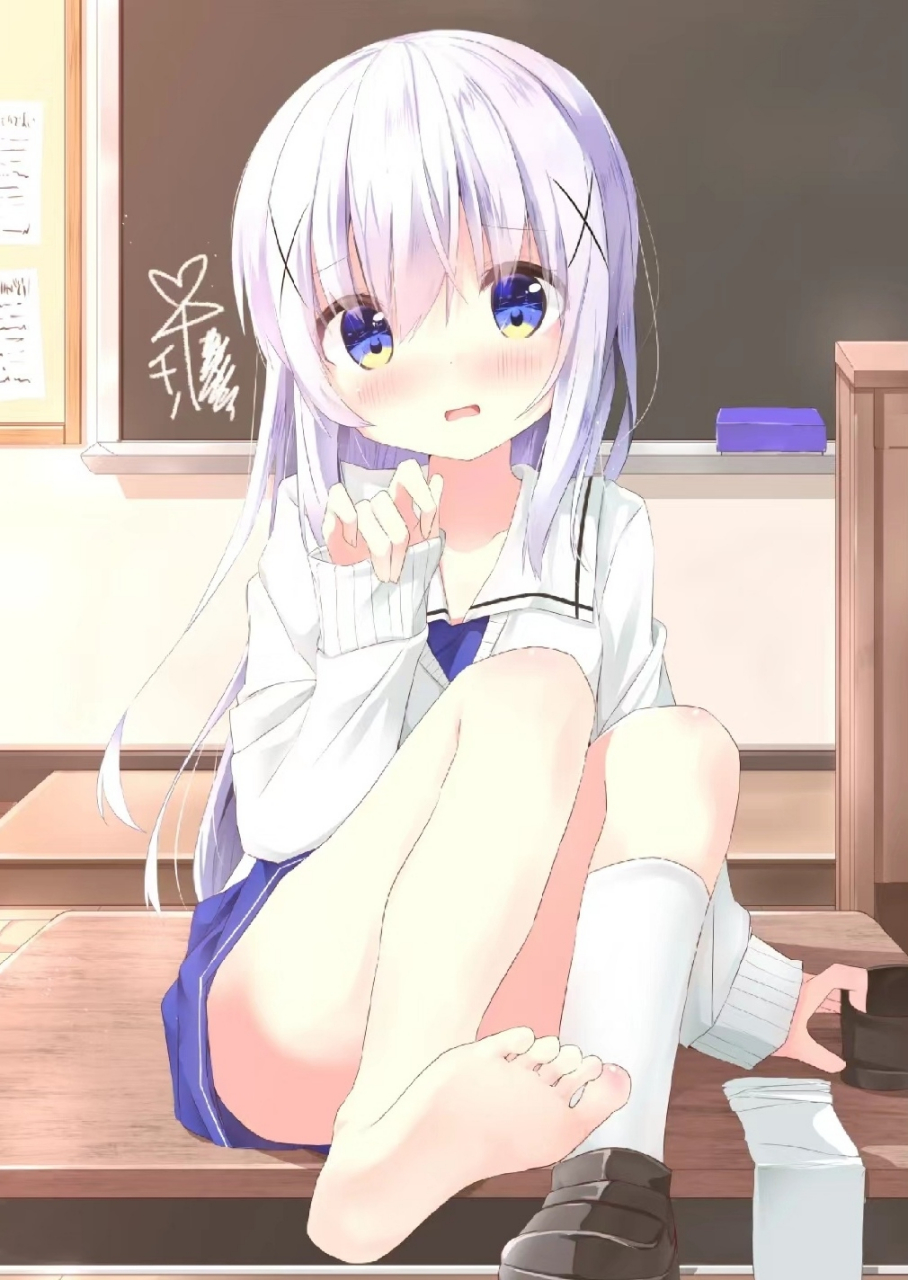 光脚丫的白毛,怎么样?[打call]