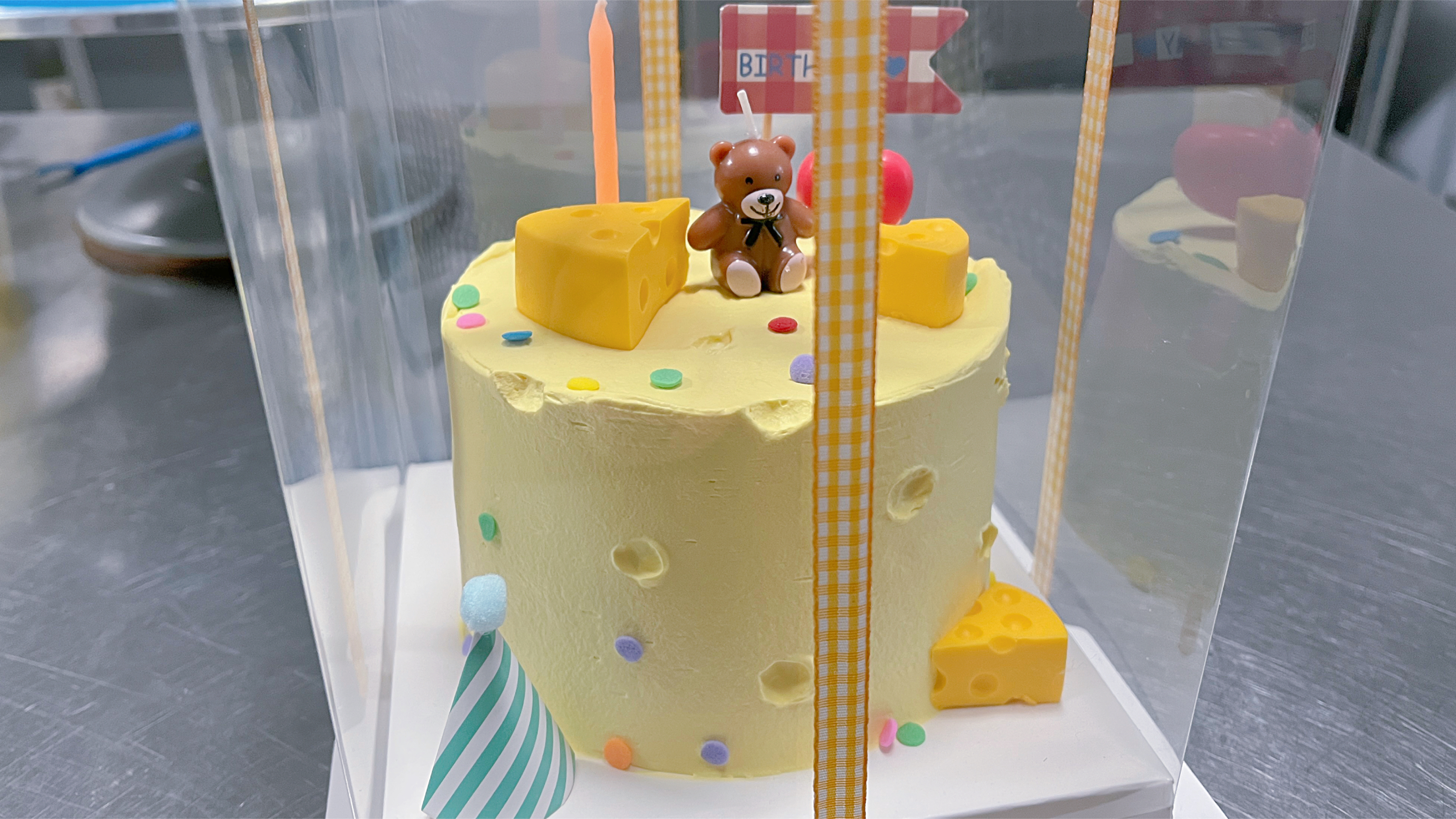 顾客提前订了蛋糕为考生加油鼓励!