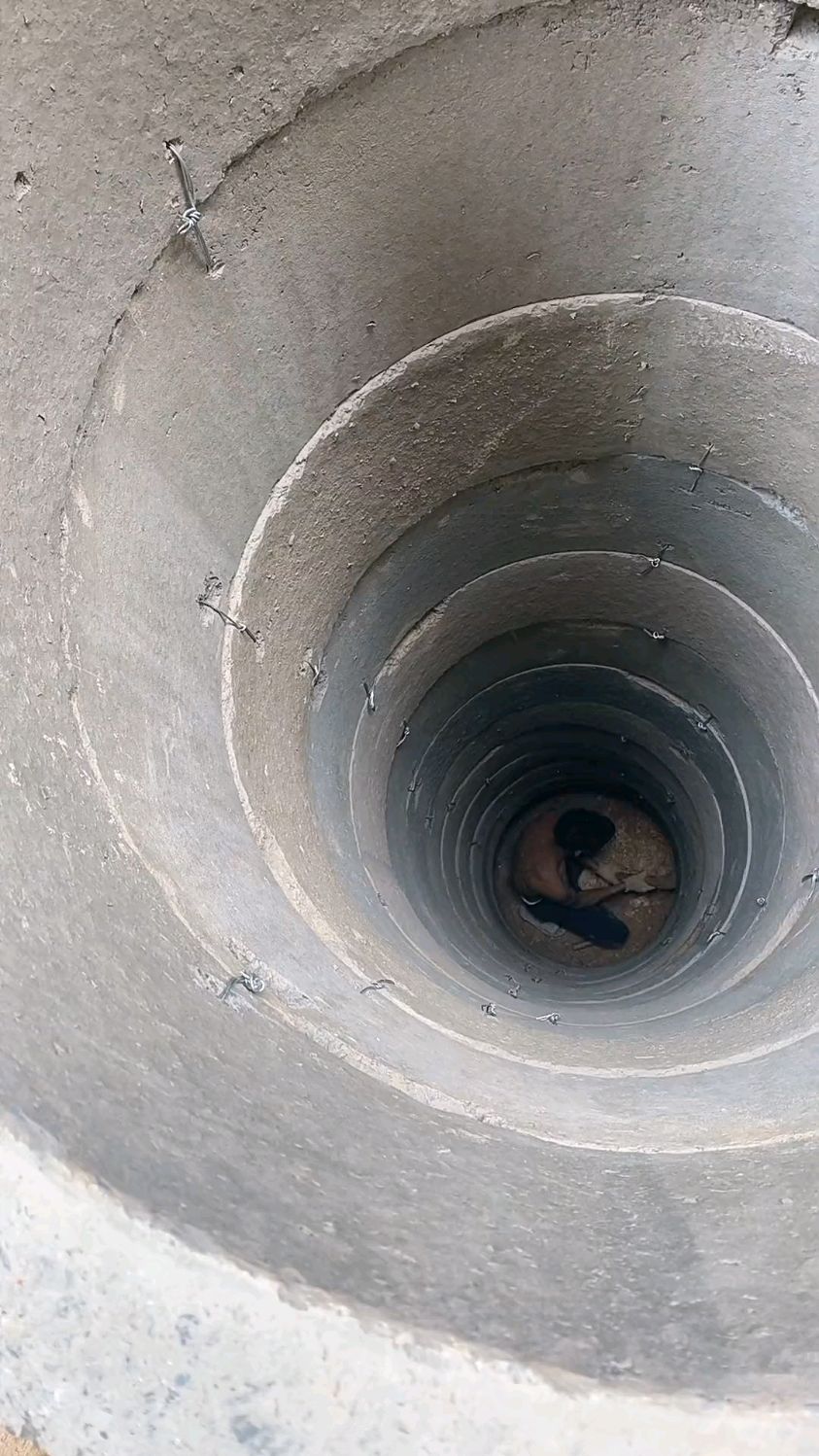 喝水不忘挖井人,人工挖水井!-度小视