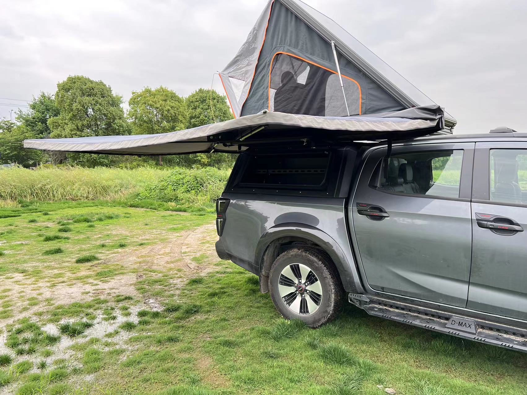 皮卡车三开门后箱高盖专用帐篷侧帐装备