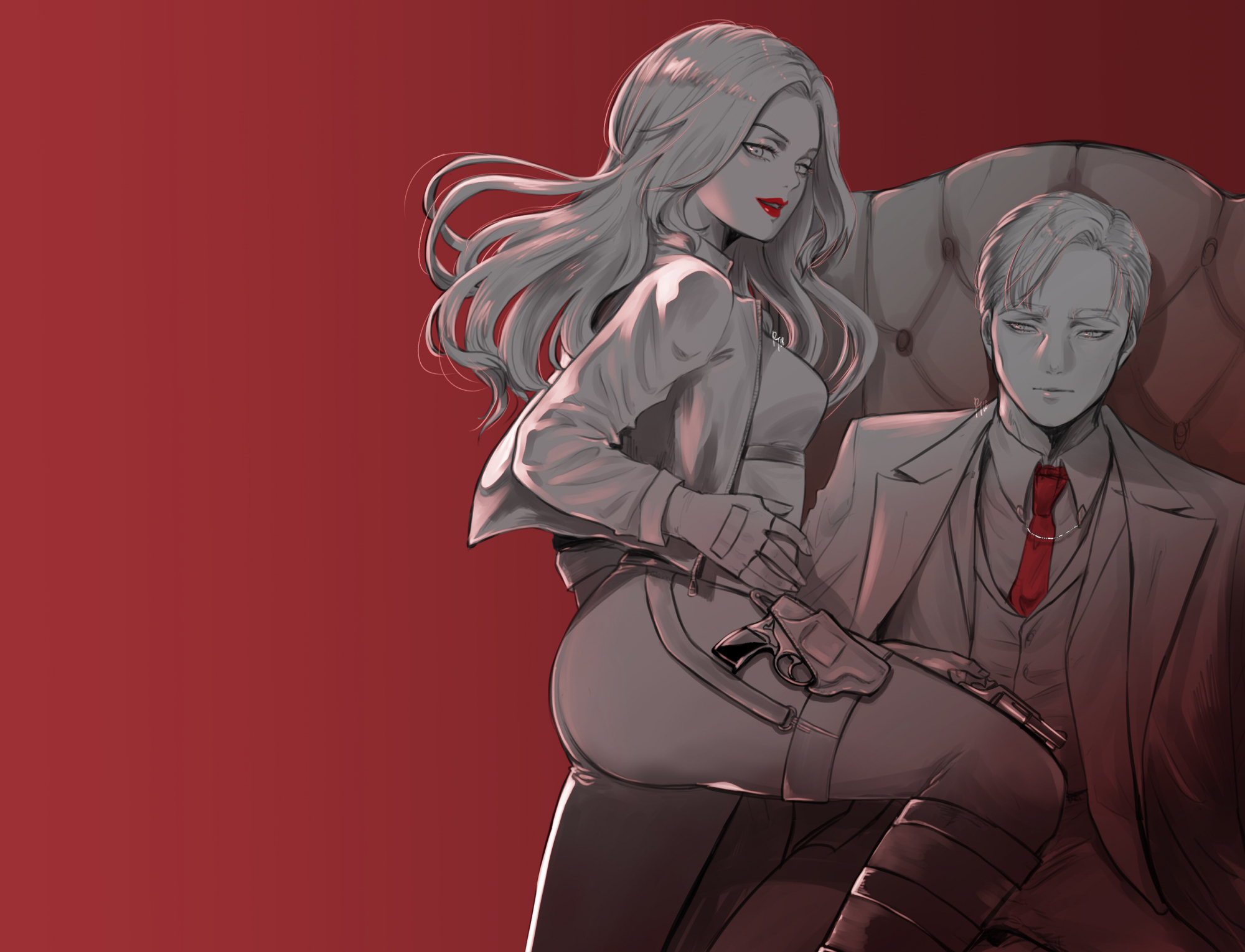 暗中涌动的势力,黑帮插画特辑