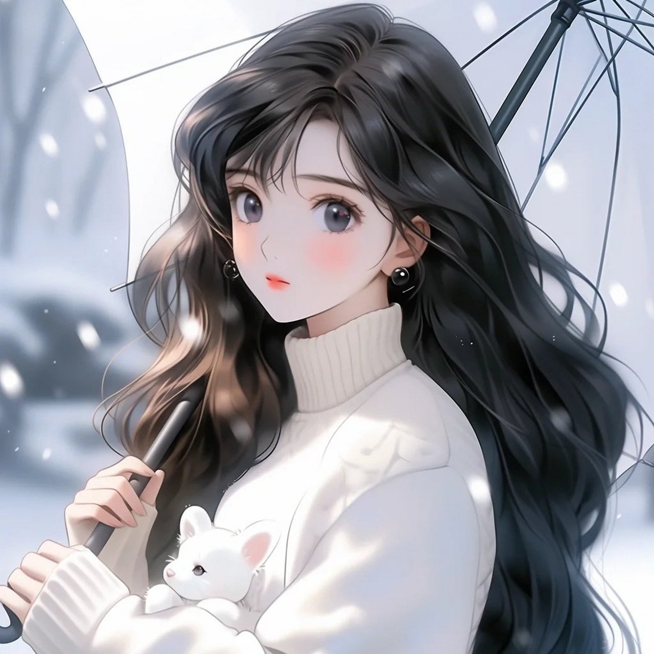 雪地里撒点野女生头像 676767.