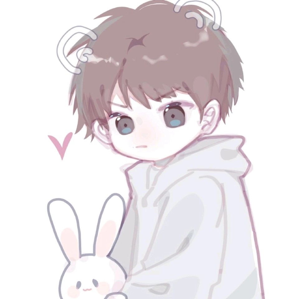 可爱小奶狗动漫男头像,人家这么可爱,当然是男孩子