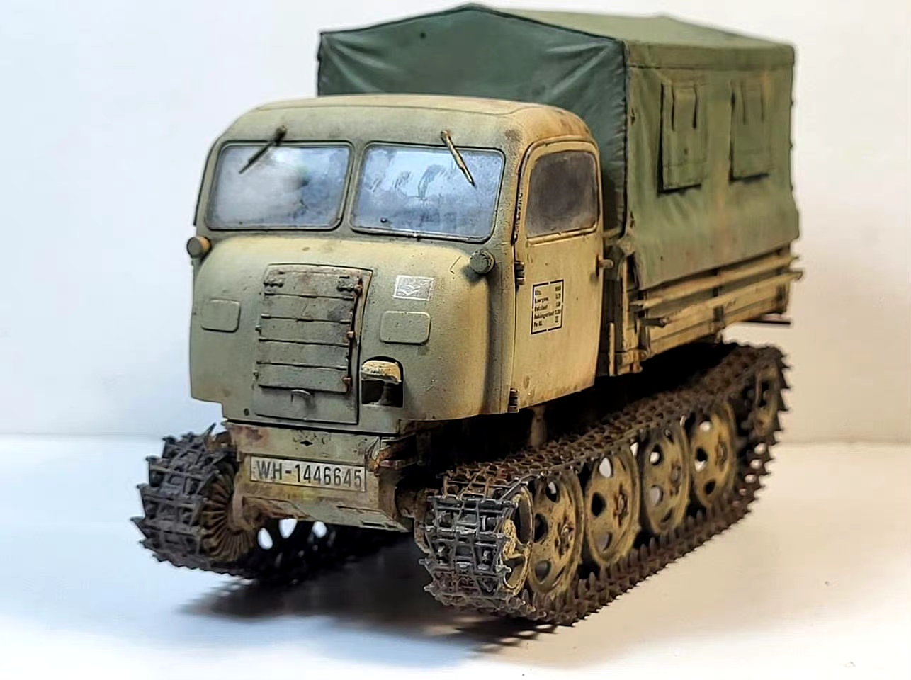 軍模欣賞:1/35 rso牽引車與pak38反坦克炮