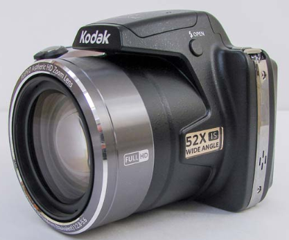 柯达pixpro az521是一款超级变焦相机,可提供52倍的大型镜头