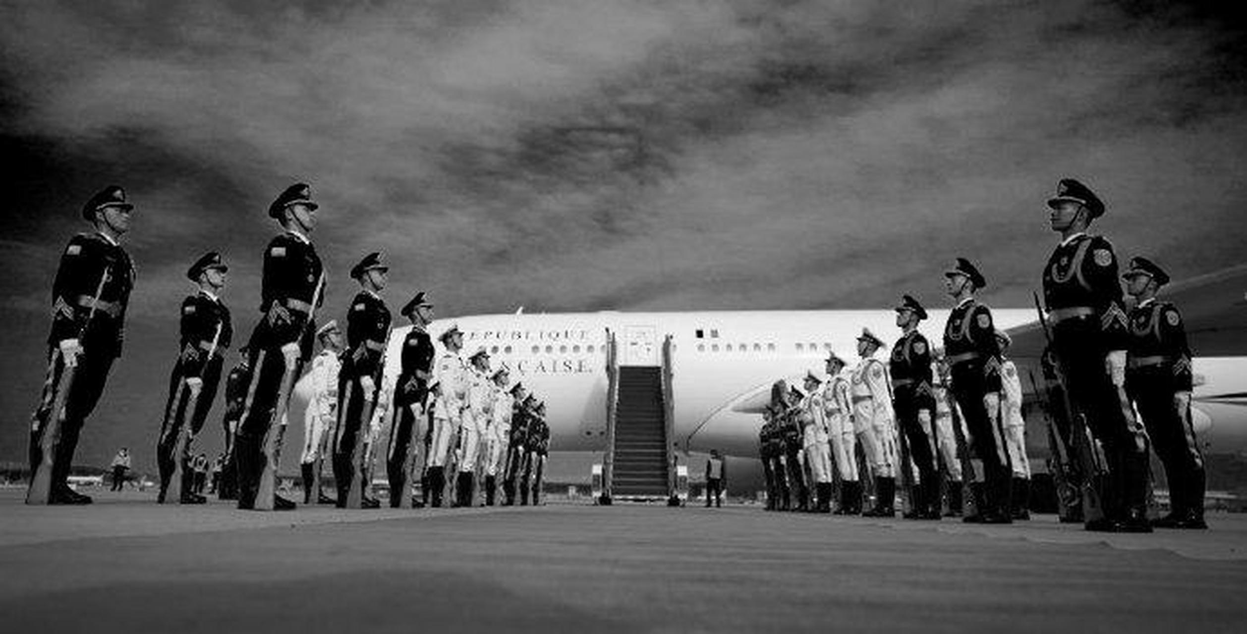 马克龙访华,期盼已久的,法新社滤镜又来啦,我真是大爱法新社的摄影师