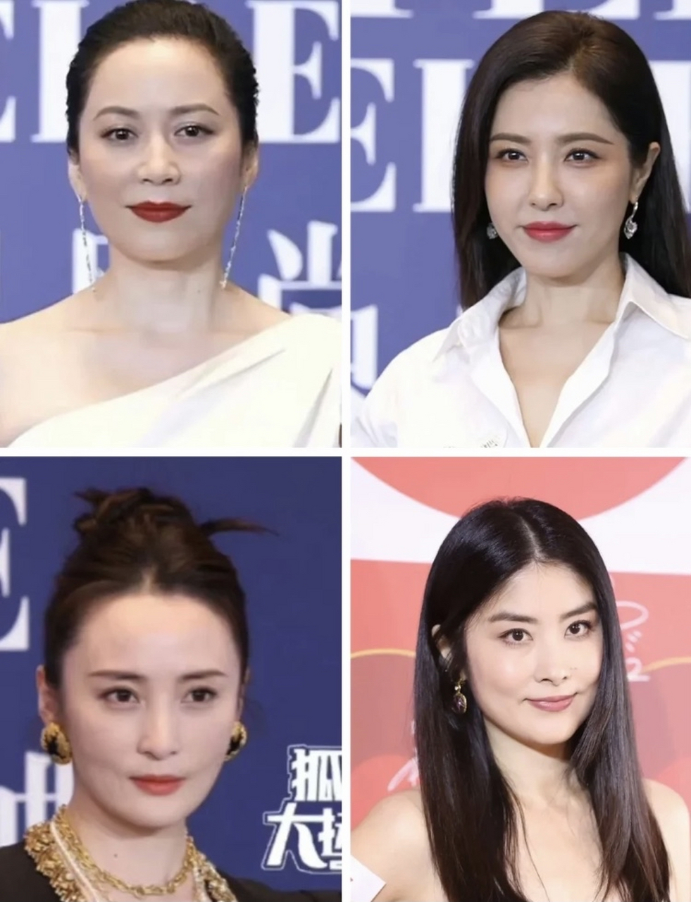 她们有个共同点那就是抗老耐看,因为她们都是方圆脸.