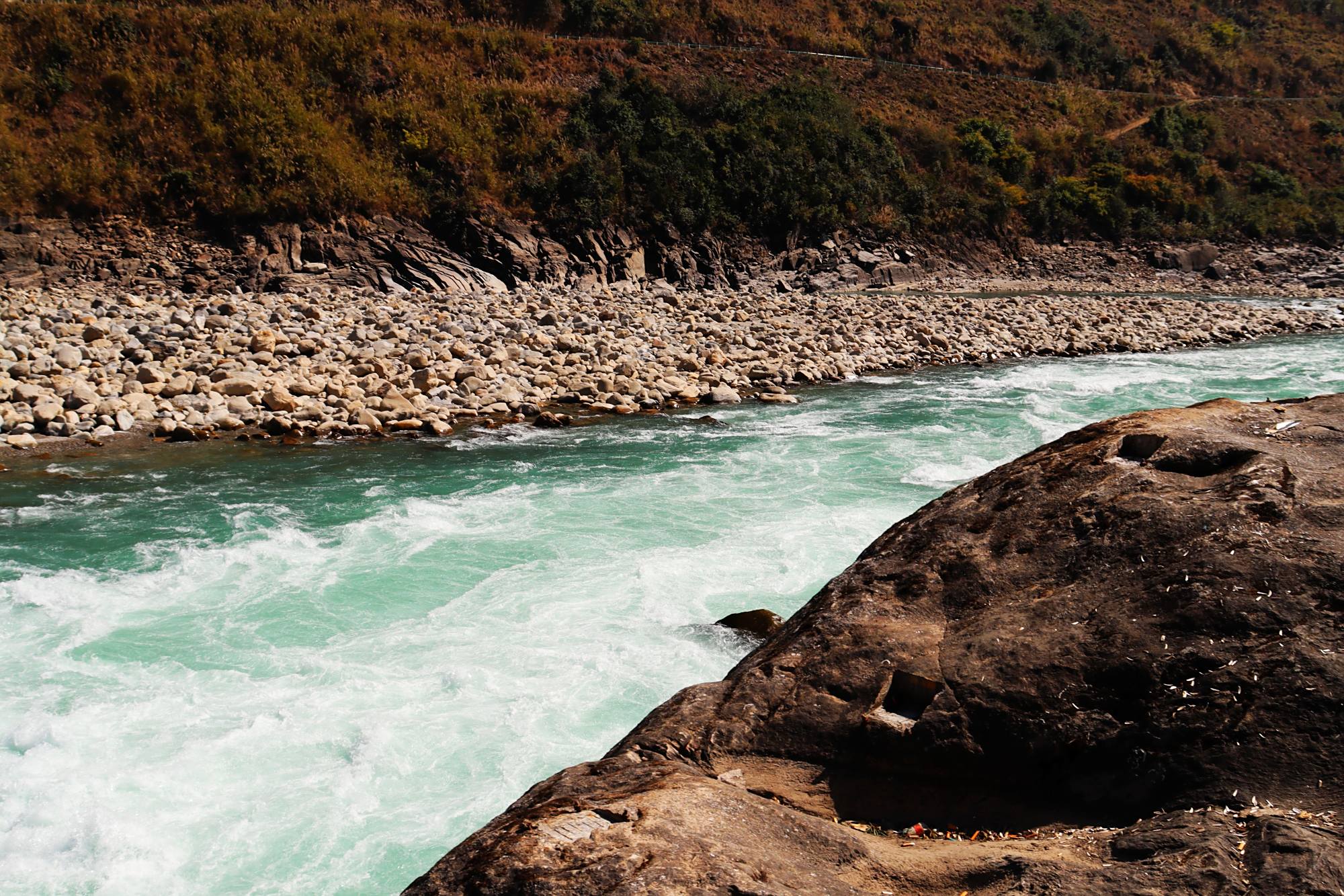 春节游怒江美景～金满银滩